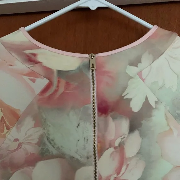 Ted Baker Floral Mini Dress (Small, fits like 4, Ted 2) - Picture 2 of 5